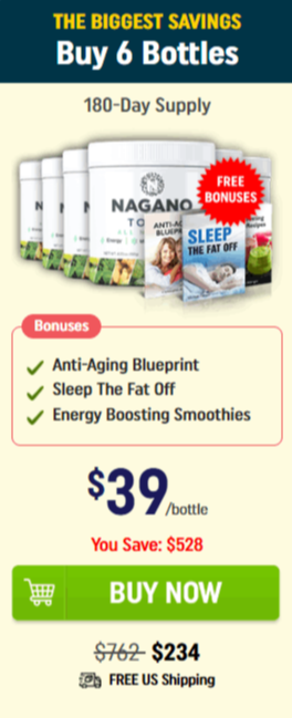 Nagano Lean Body Tonic 6 bottle